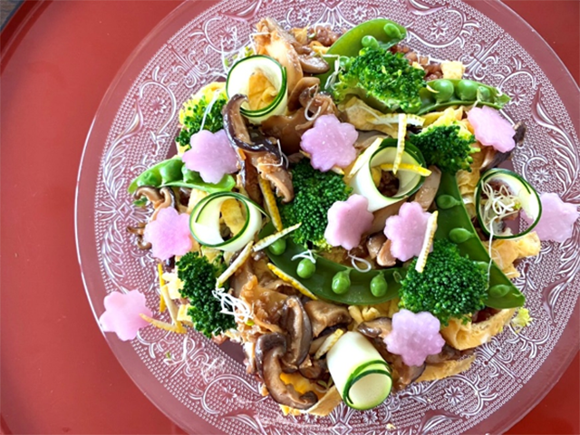 雨水発酵レシピ①：春の野菜ちらし寿司
