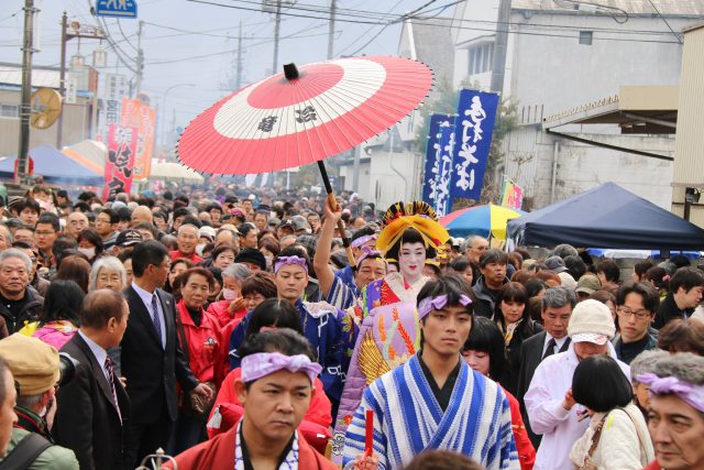 酒蔵まつり道路