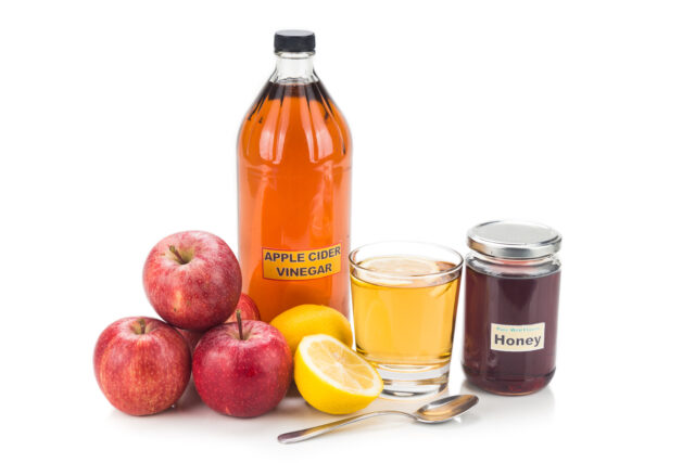 Apple cider vinegar with honey and lemon, natural remedies and cure for common health conditions:Quick and Easy Hacco Recipes, as Enjoyed by Top Models