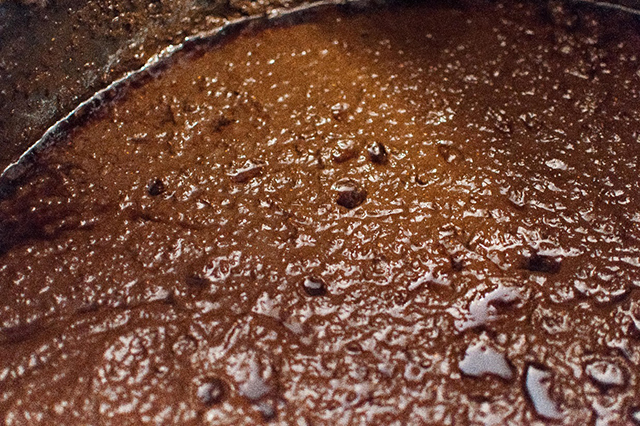 Tomasu Soy Sauce during fermentation.