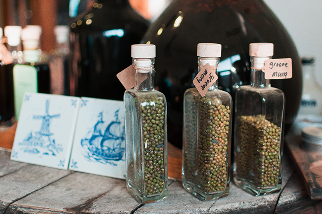 Tomasu team experiments with many beans they produce.