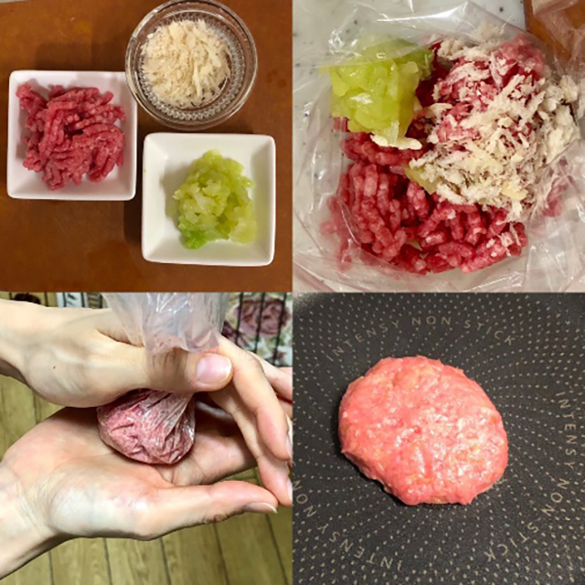 作り方：「発酵わんこハンバーグ」発酵ドッグフードレシピ